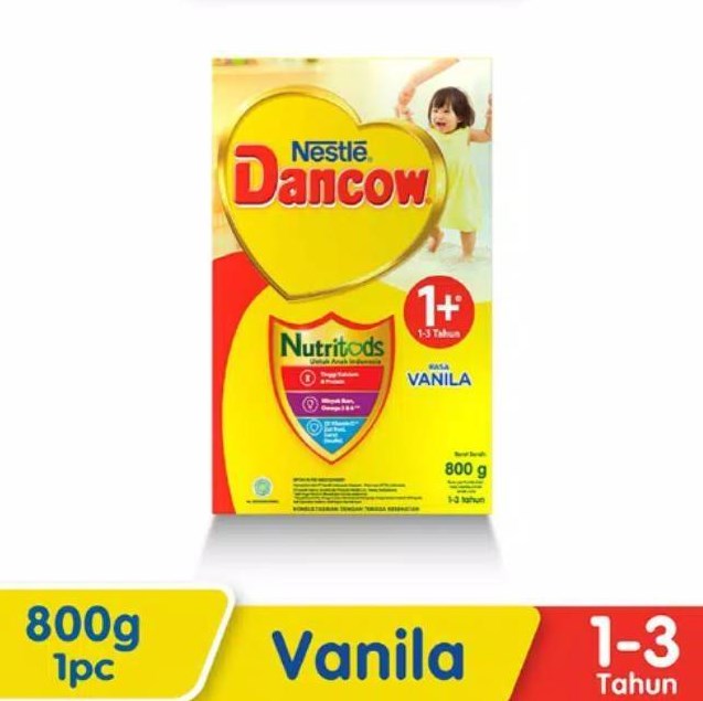 Nestle Dancow 1+ Vanila dengan Nutritods 800gr