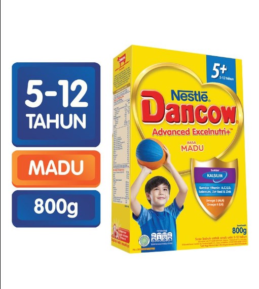 Dancow 5+ Madu dengan Nutritods 800gr